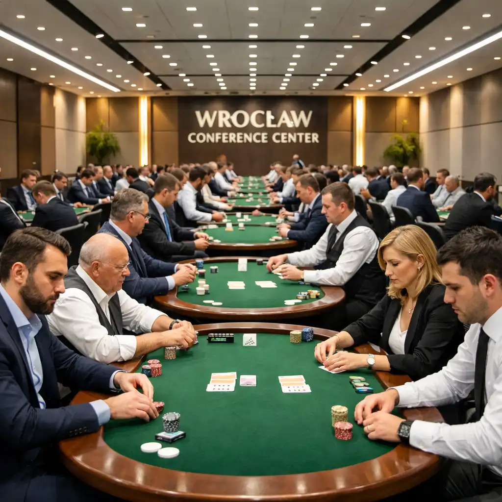 Integracyjny turniej pokerowy we Wrocławiu w nowoczesnym centrum konferencyjnym